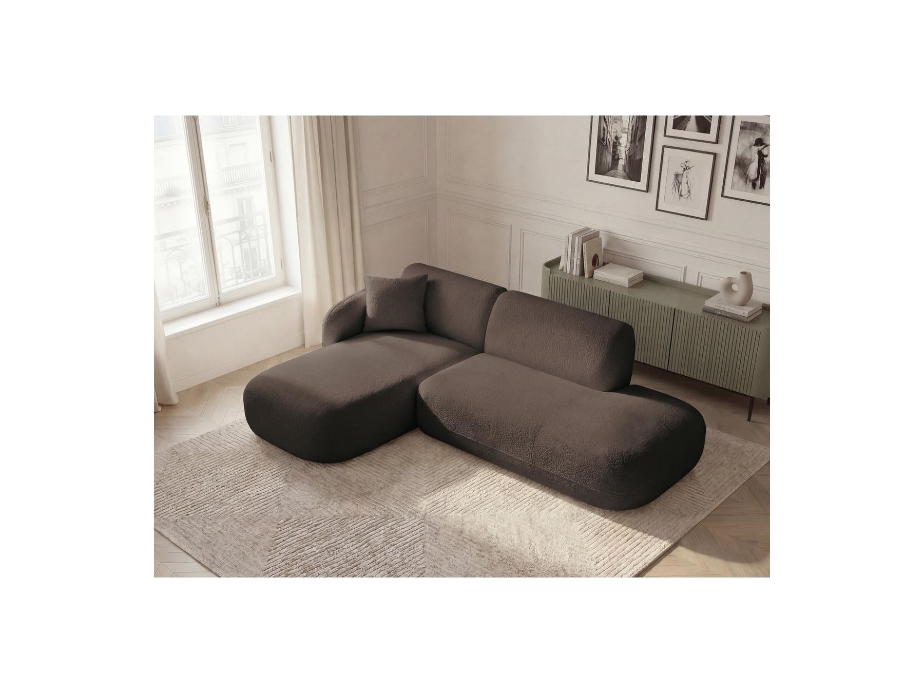 Anda - Fixed Modular Corner Sofa - With 1 Chaise Longue and 1 End Sofa Chair - Left Corner