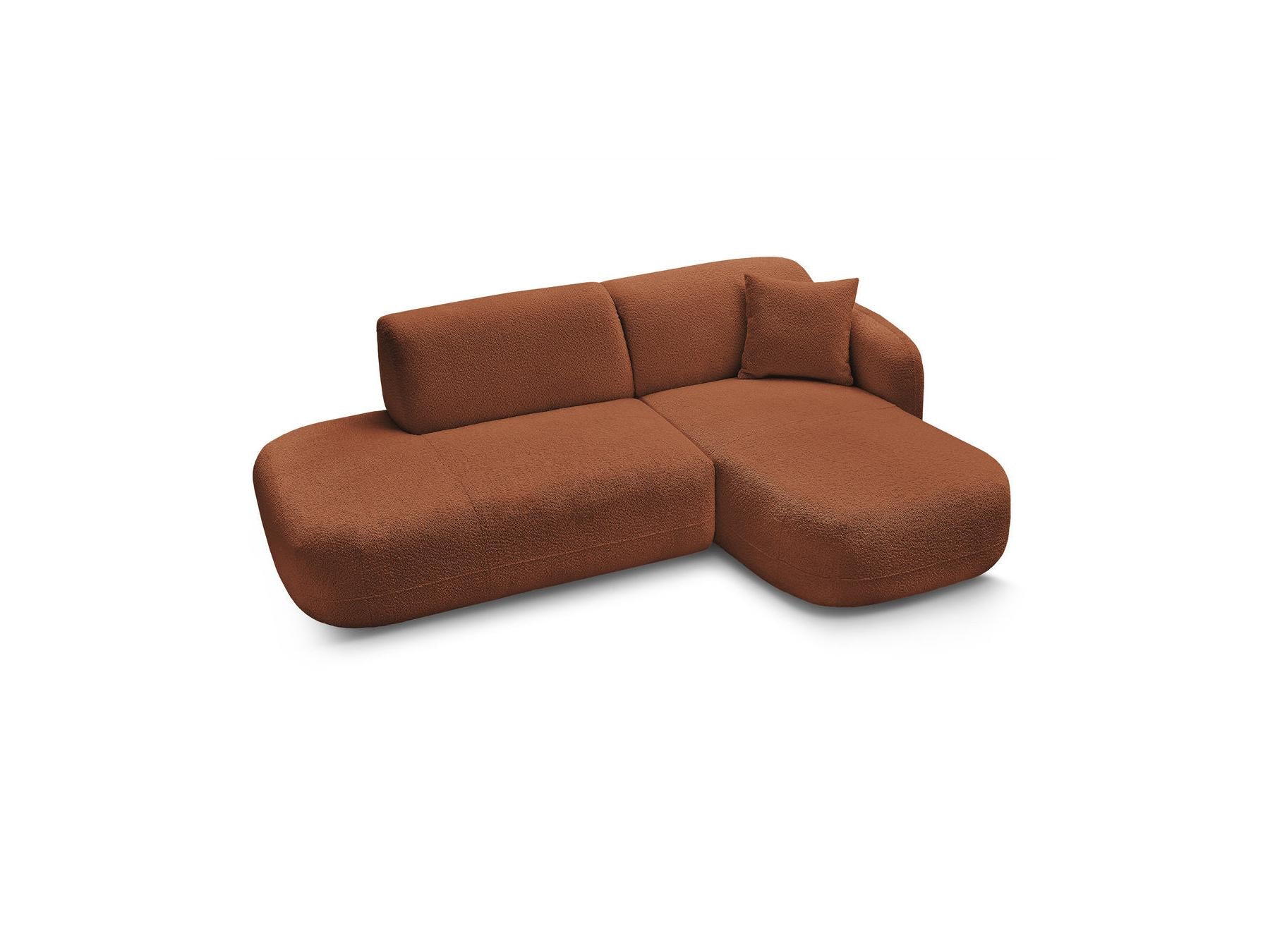 Anda - Fixed Modular Corner Sofa - With 1 Chaise Longue and 1 End Section - Right-Hand Corner