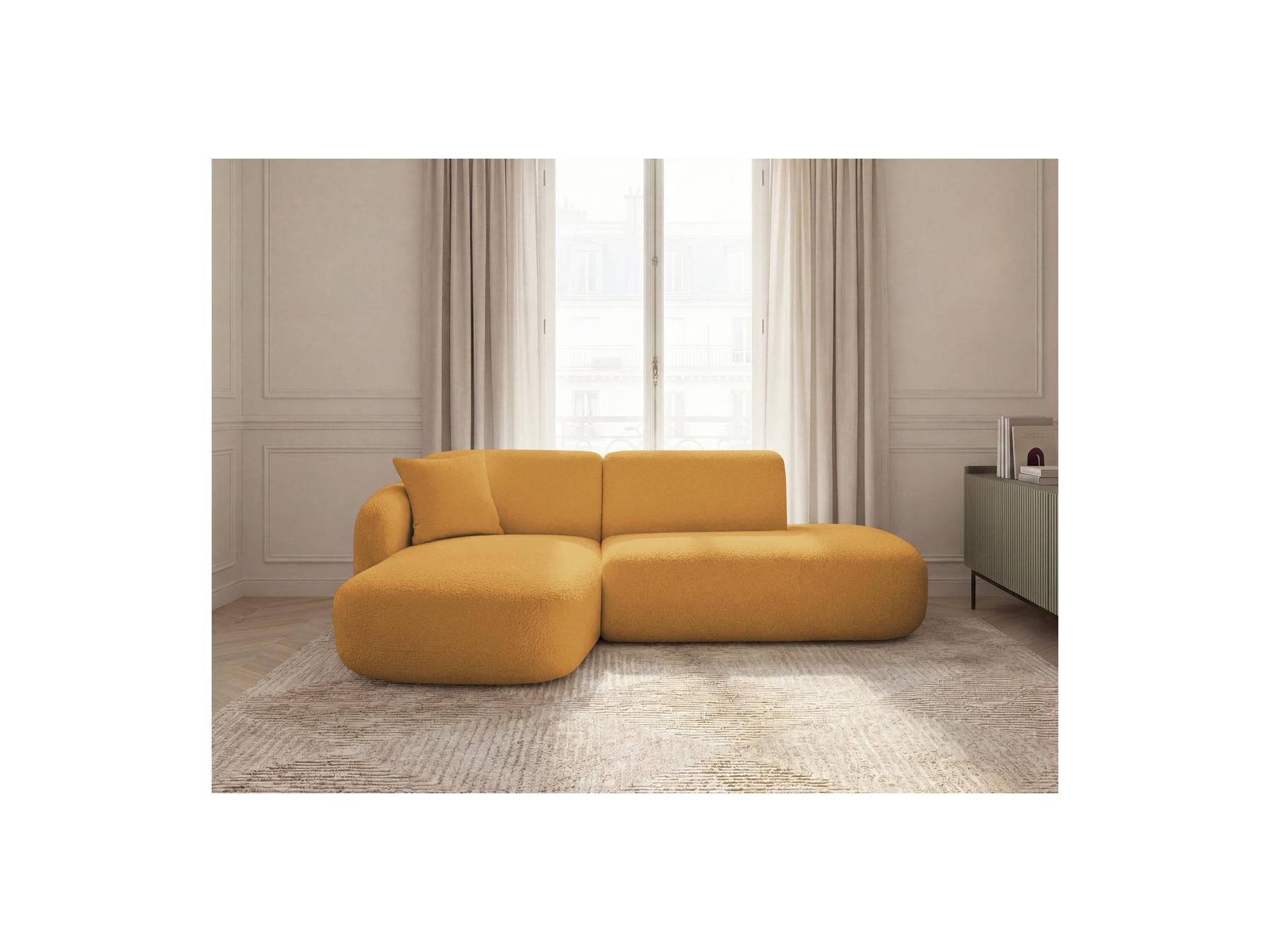 Anda - Fixed Modular Corner Sofa - With 1 Chaise Longue and 1 End Sofa Chair - Left Corner