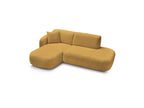 Anda - Fixed Modular Corner Sofa - With 1 Chaise Longue and 1 End Sofa Chair - Left Corner