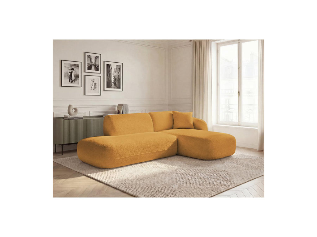 Anda - Fixed Modular Corner Sofa - With 1 Chaise Longue and 1 End Section - Right-Hand Corner
