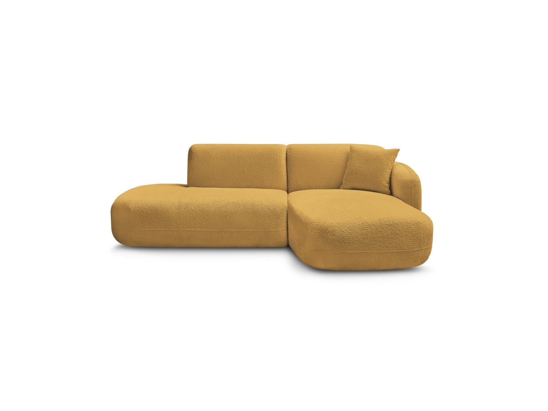 Anda - Fixed Modular Corner Sofa - With 1 Chaise Longue and 1 End Section - Right-Hand Corner