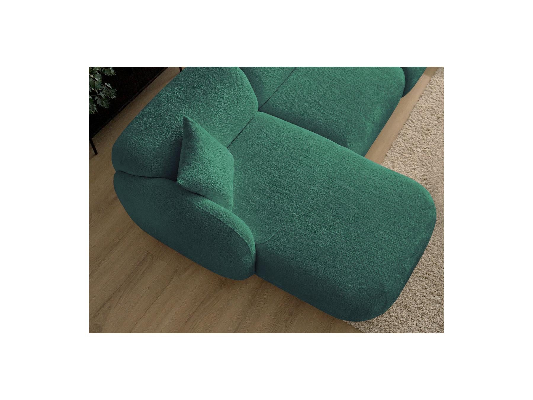 Anda - Fixed Modular Corner Sofa - With 1 Chaise Longue and 1 End Sofa Chair - Left Corner