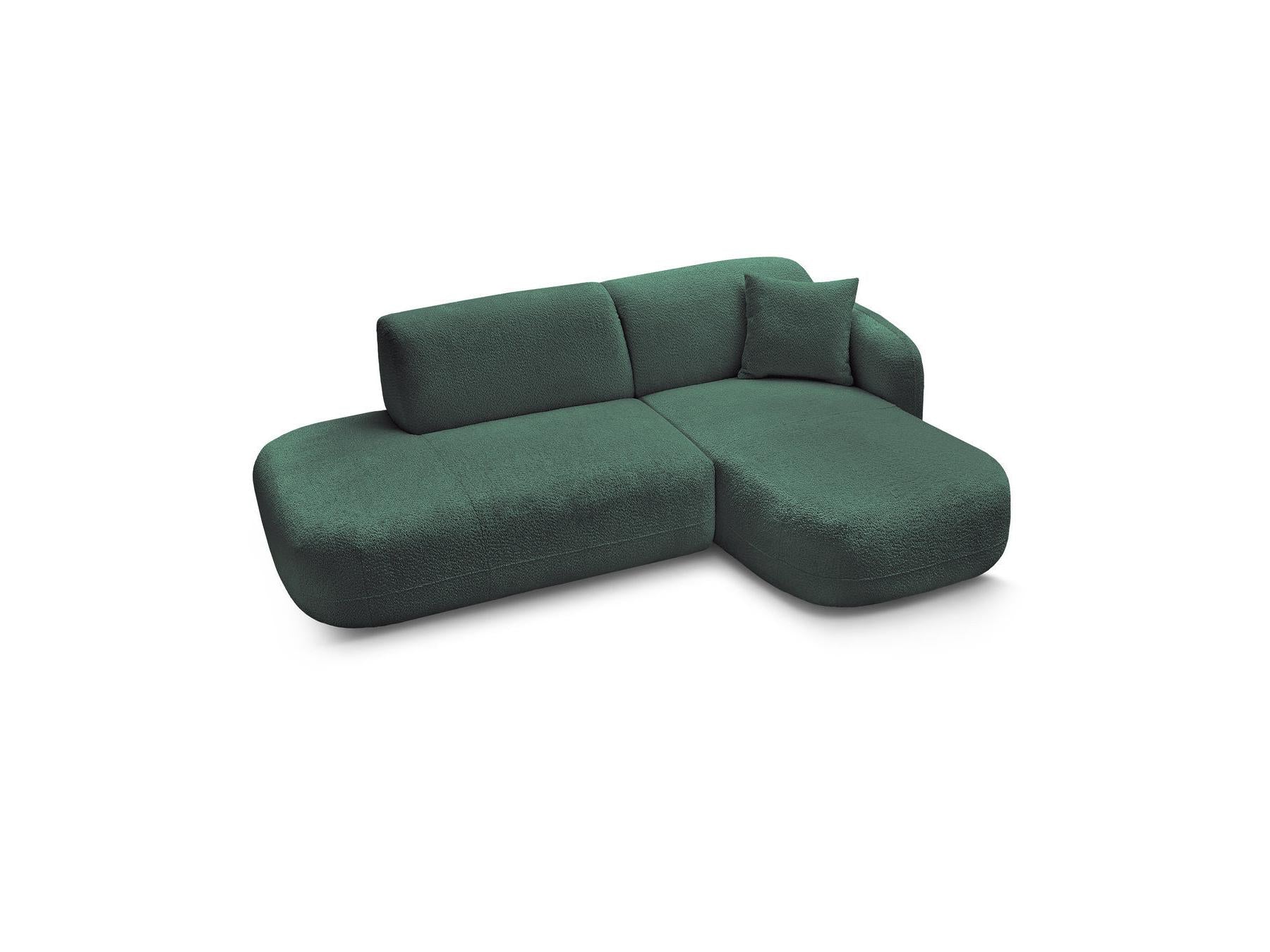 Anda - Fixed Modular Corner Sofa - With 1 Chaise Longue and 1 End Section - Right-Hand Corner