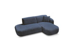 Anda - Fixed Modular Corner Sofa - With 1 Chaise Longue and 1 End Section - Right-Hand Corner