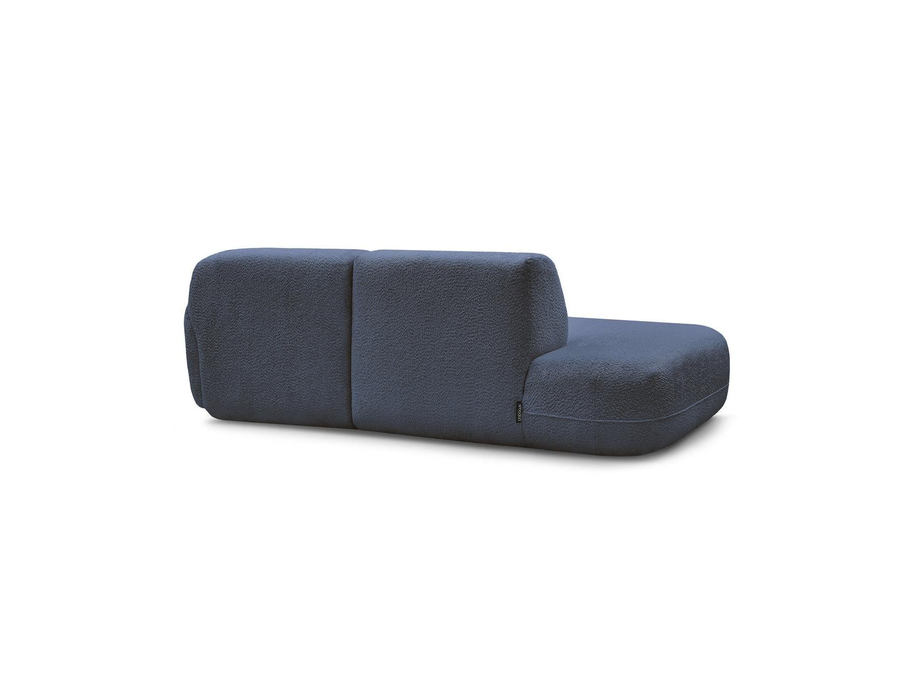 Anda - Fixed Modular Corner Sofa - With 1 Chaise Longue and 1 End Section - Right-Hand Corner