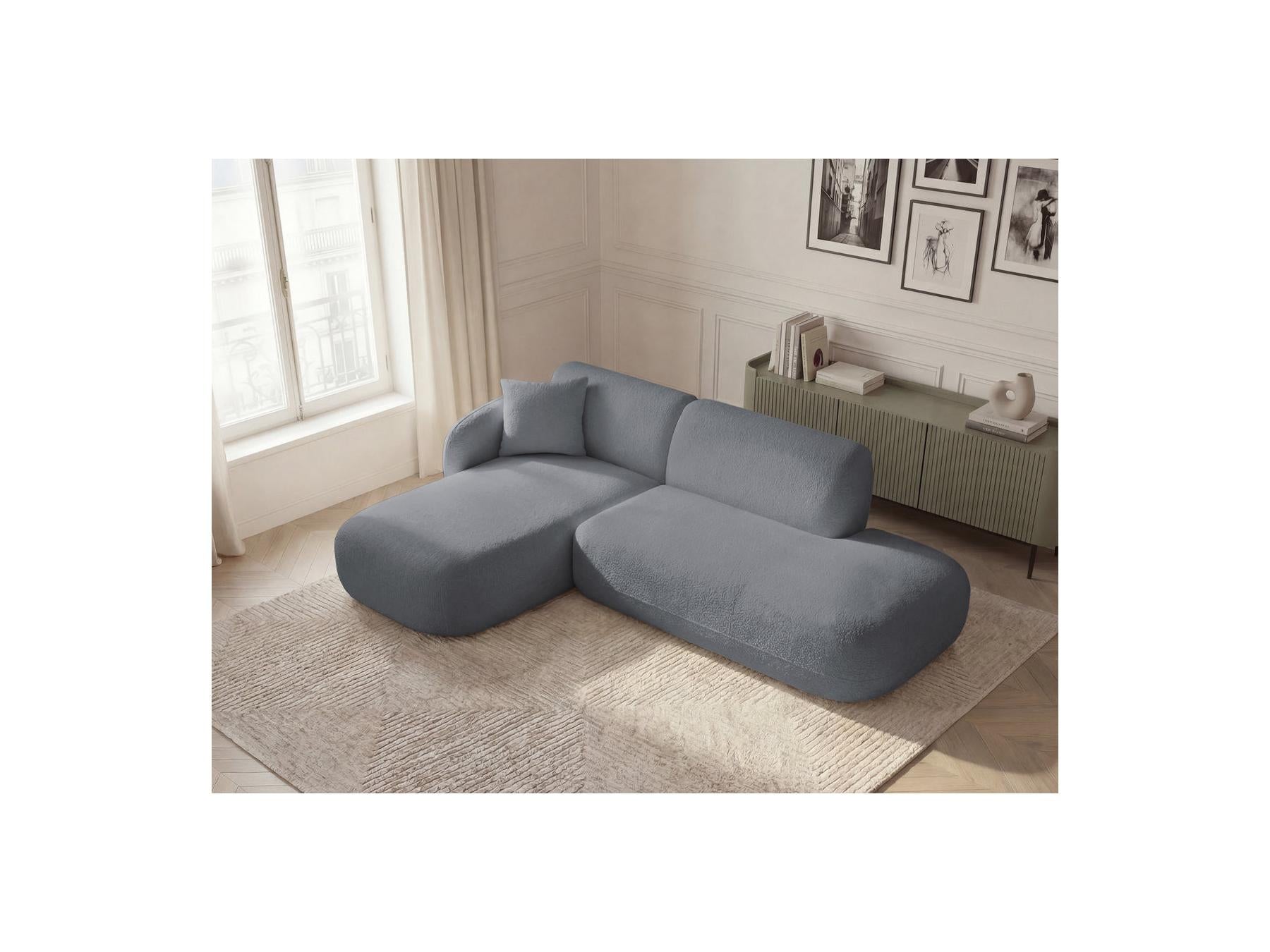 Anda - Fixed Modular Corner Sofa - With 1 Chaise Longue and 1 End Sofa Chair - Left Corner