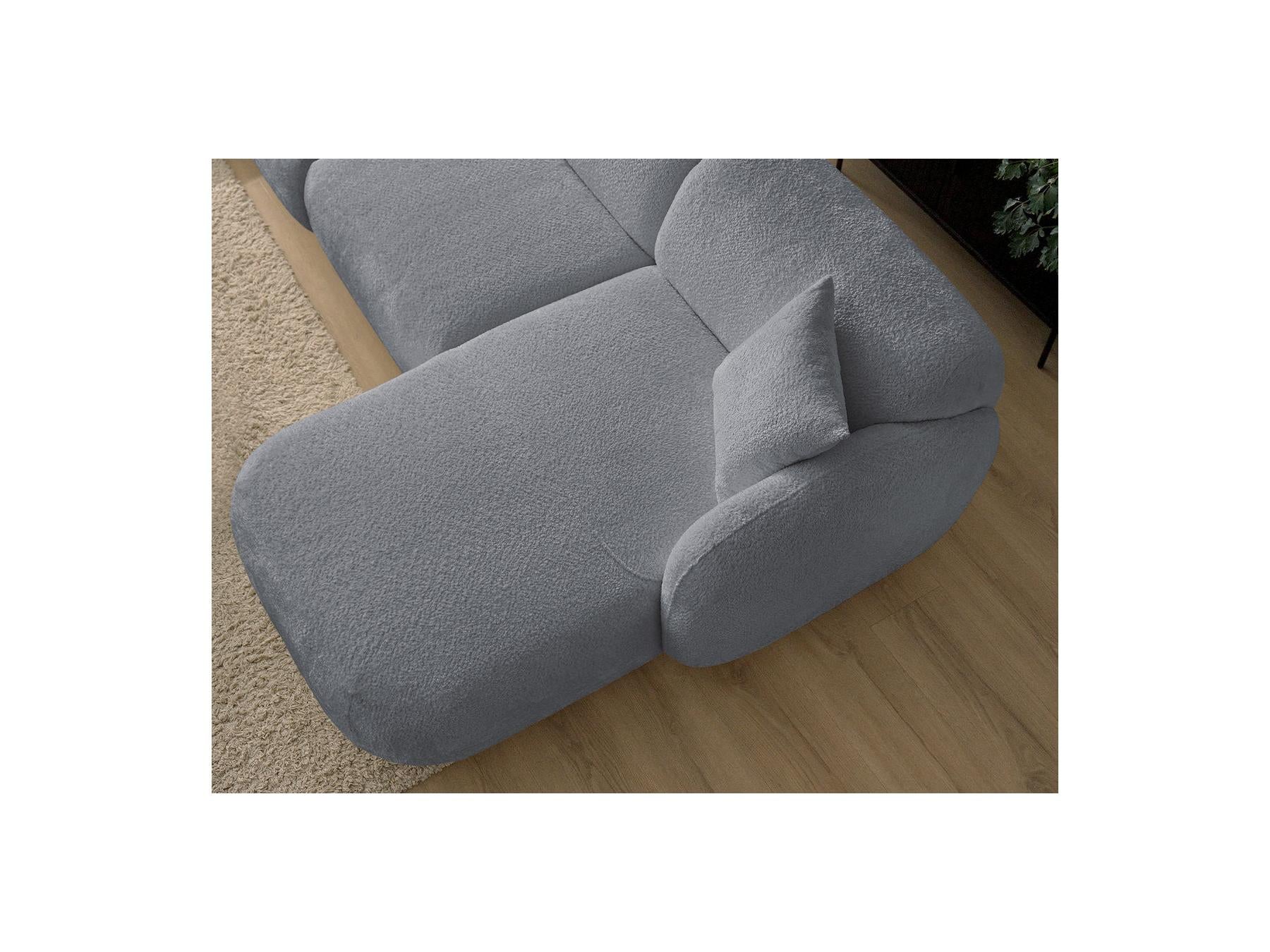 Anda - Fixed Modular Corner Sofa - With 1 Chaise Longue and 1 End Section - Right-Hand Corner