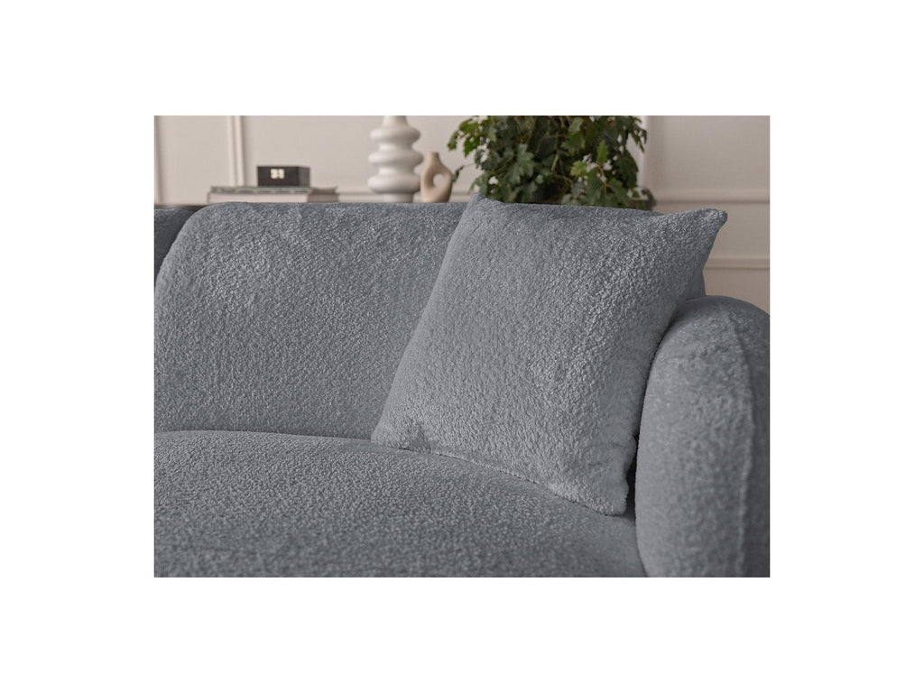 Anda - Fixed Modular Corner Sofa - With 1 Chaise Longue and 1 End Section - Right-Hand Corner