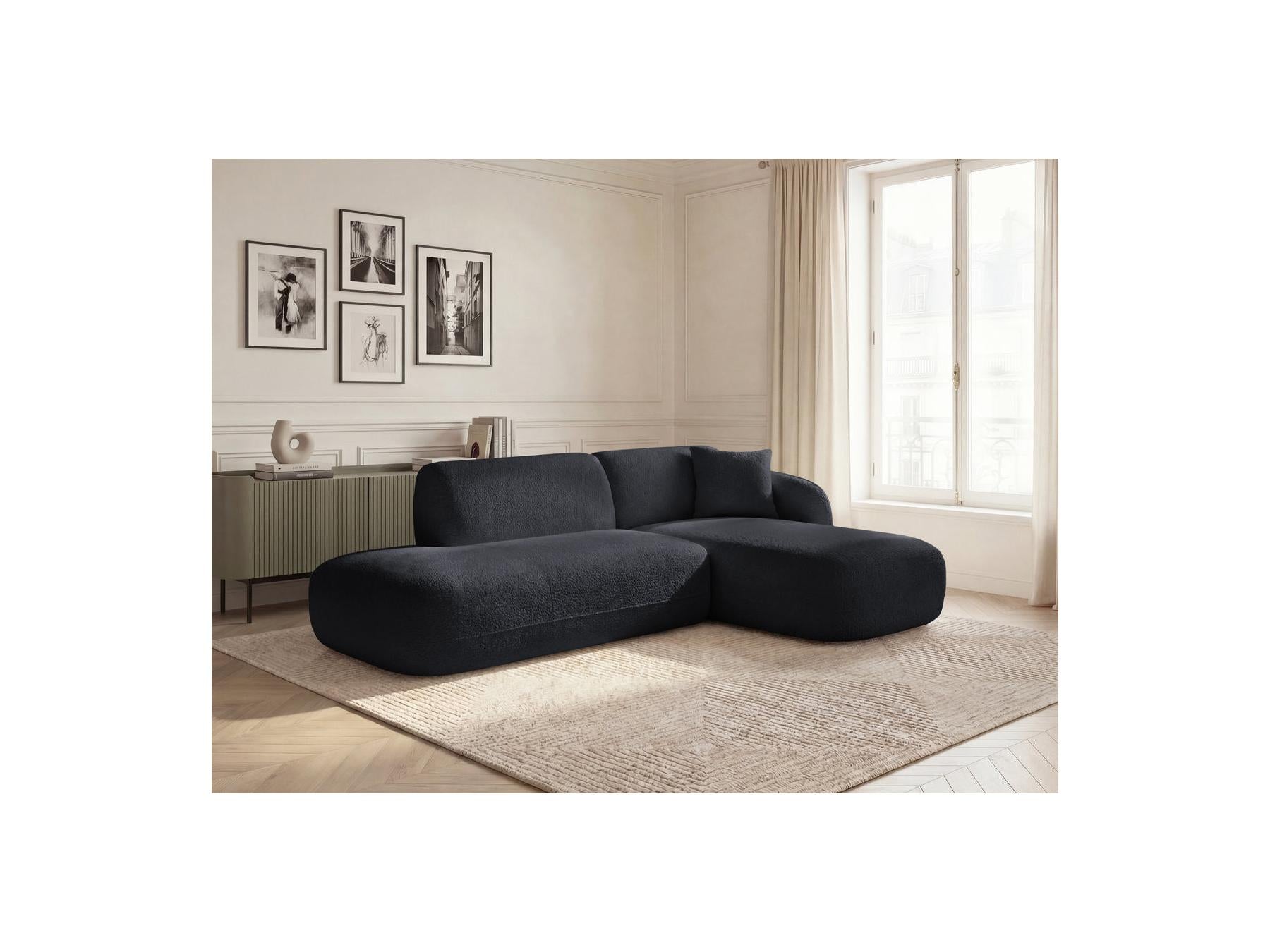 Anda - Fixed Modular Corner Sofa - With 1 Chaise Longue and 1 End Section - Right-Hand Corner