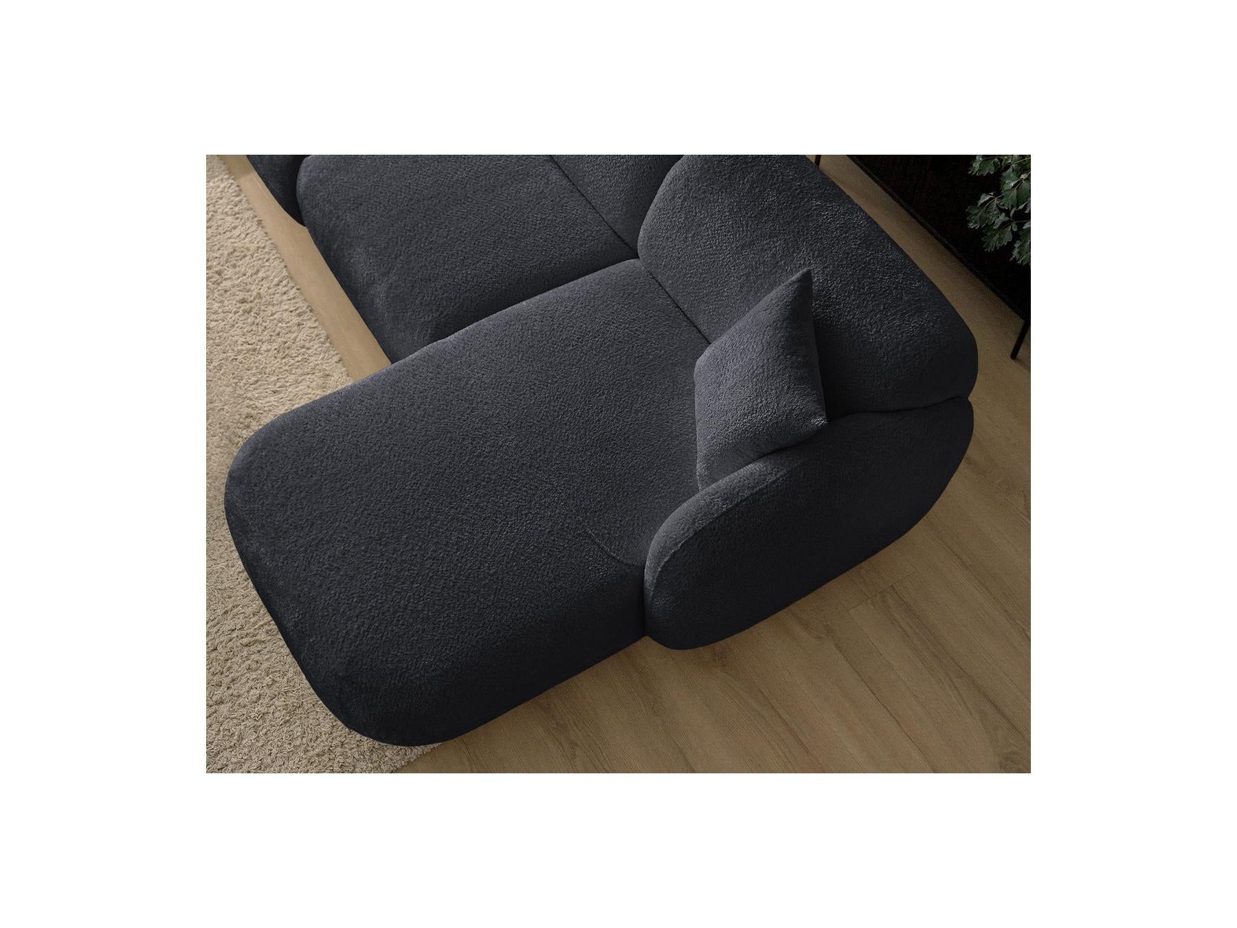 Anda - Fixed Modular Corner Sofa - With 1 Chaise Longue and 1 End Section - Right-Hand Corner