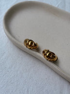 Boucles D’Oreilles Agatha Vintage - Créoles Dorées