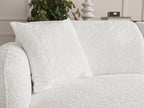 Anda - Modular Fixed Corner Sofa with 1 Chaise Longue, 1 Armless End Unit and 1 Pouffe - Left-Hand Corner