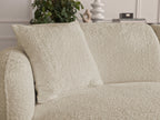 Anda - Modular Fixed Corner Sofa with 1 Chaise Longue, 1 Armless End Unit and 1 Pouffe - Left-Hand Corner