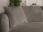 Anda - Modular Fixed Corner Sofa with 1 Chaise Longue, 1 Armless End Unit and 1 Pouffe - Left-Hand Corner