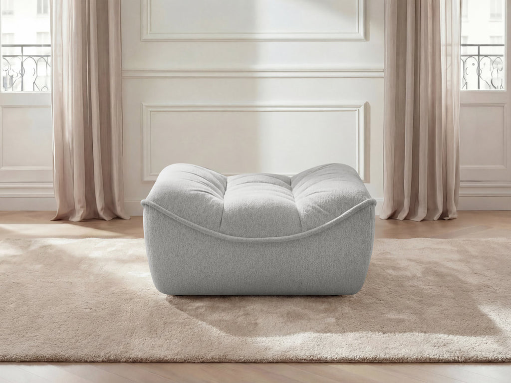 Pouf Serena Tissu Chiné