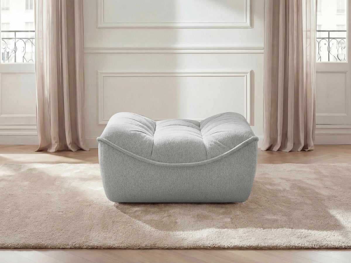 Pouf Serena Tissu Chiné