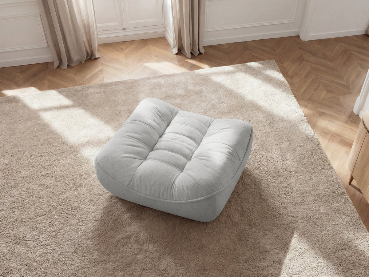 Pouf Serena Tissu Chiné