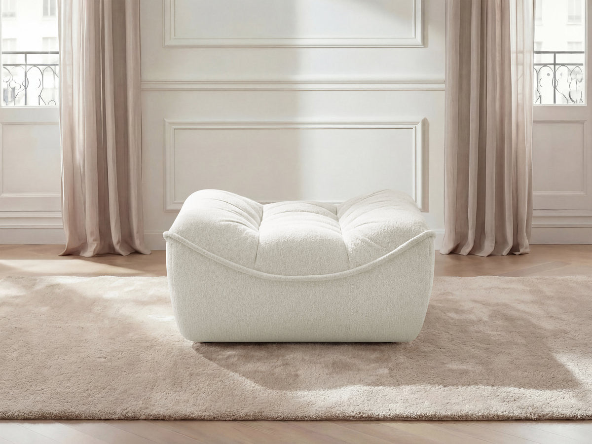 Pouf Serena Tissu Chiné
