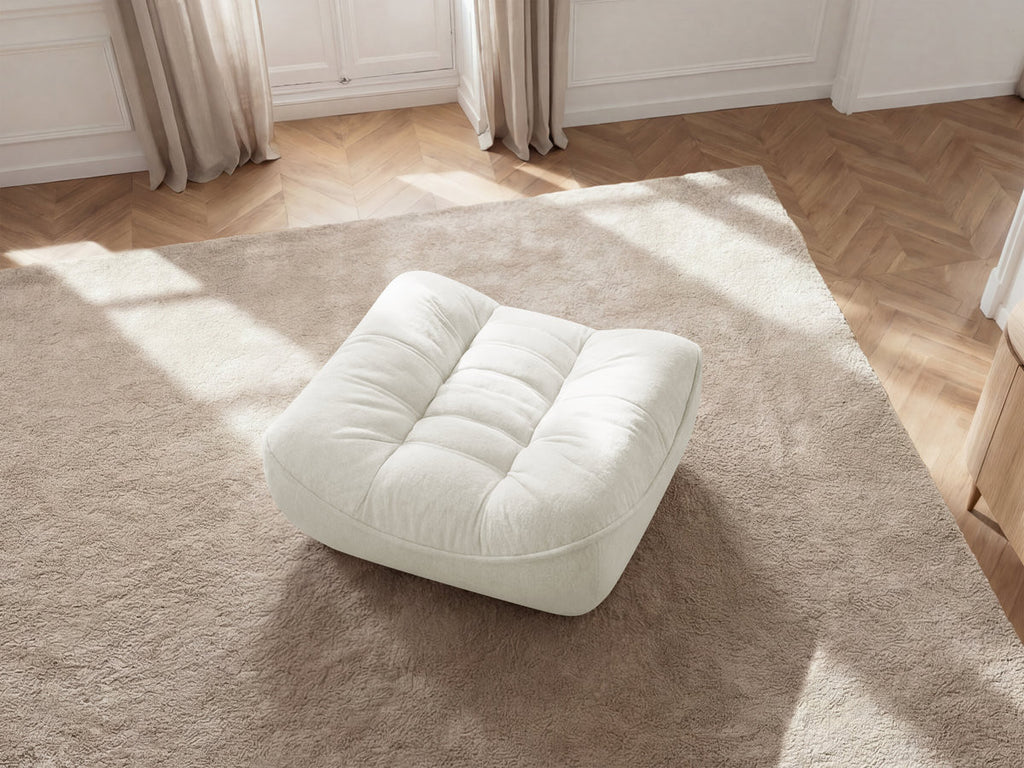Pouf Serena Tissu Chiné