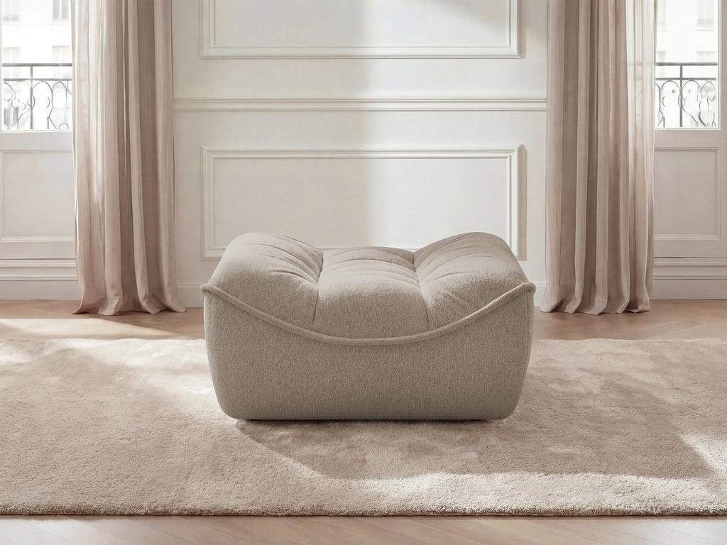 Pouf Serena Tissu Chiné