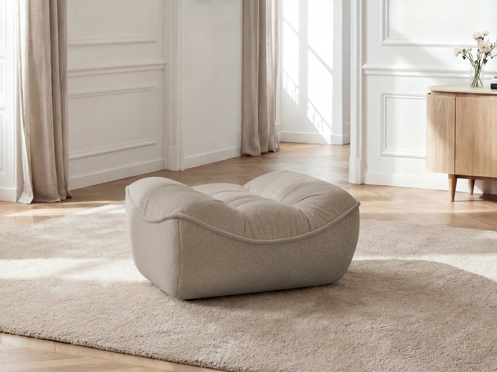 Pouf Serena Tissu Chiné
