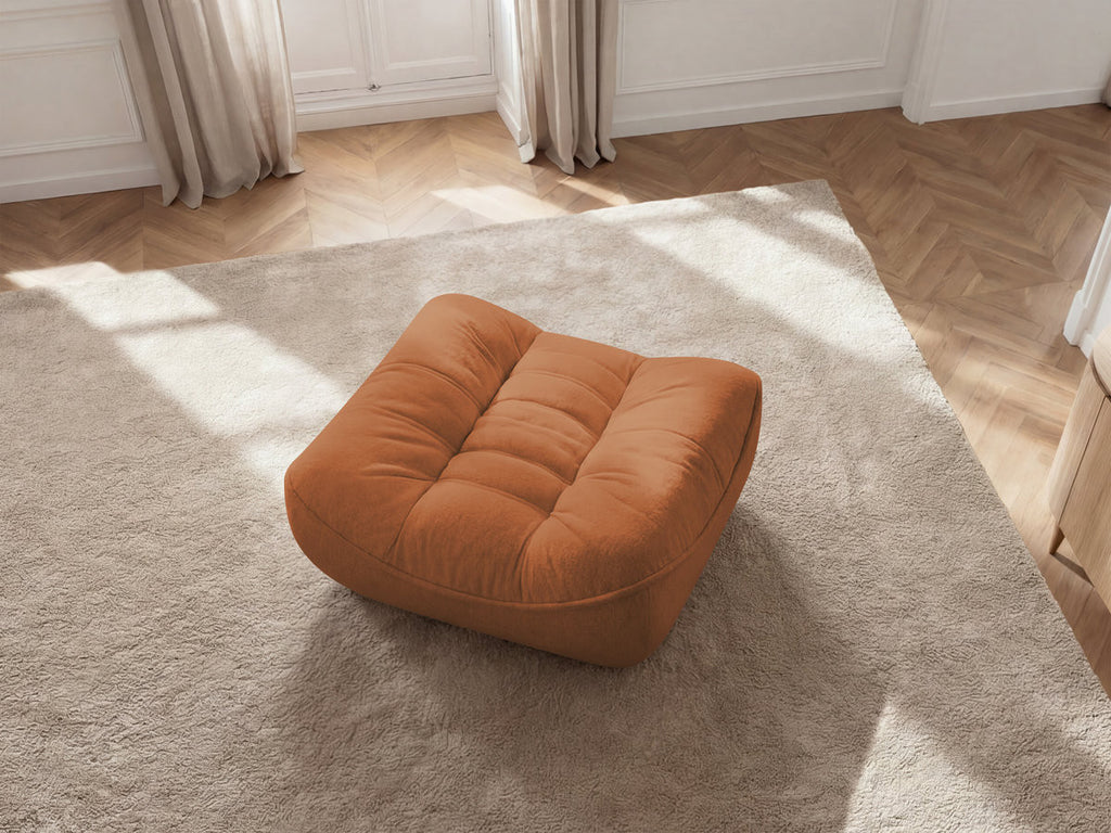 Pouf Serena Tissu Chiné