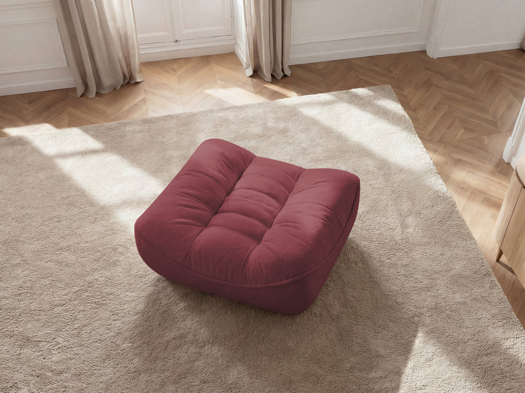 Pouf Serena Tissu Chiné