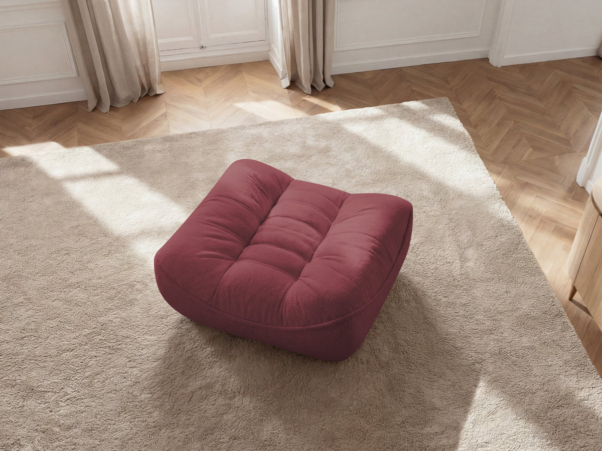 Pouf Serena Tissu Chiné