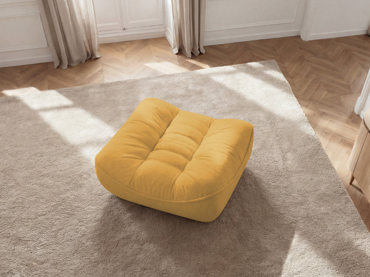 Pouf Serena Tissu Chiné