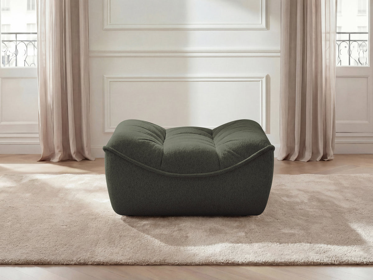 Pouf Serena Tissu Chiné