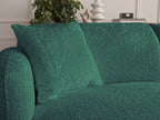 Anda - Modular Fixed Corner Sofa with 1 Chaise Longue, 1 Armless End Unit and 1 Pouffe - Left-Hand Corner