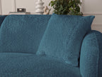 Anda - Modular Fixed Corner Sofa with 1 Chaise Longue, 1 Armless End Unit and 1 Pouffe - Right-Hand Corner