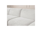 Anda - Canapé D'Angle Fixe Modulable - Tissu Chenille - Angle Gauche
