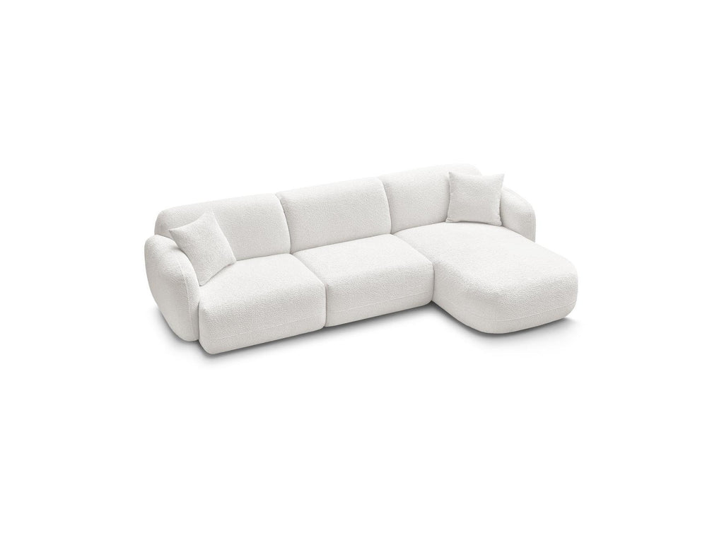 Anda - Fixed Modular Corner Sofa - Chenille Fabric - Right-Hand Corner