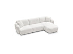 Anda - Fixed Modular Corner Sofa - Chenille Fabric - Right-Hand Corner
