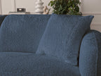 Anda - Modular Fixed Corner Sofa with 1 Chaise Longue, 1 Armless End Unit and 1 Pouffe - Right-Hand Corner