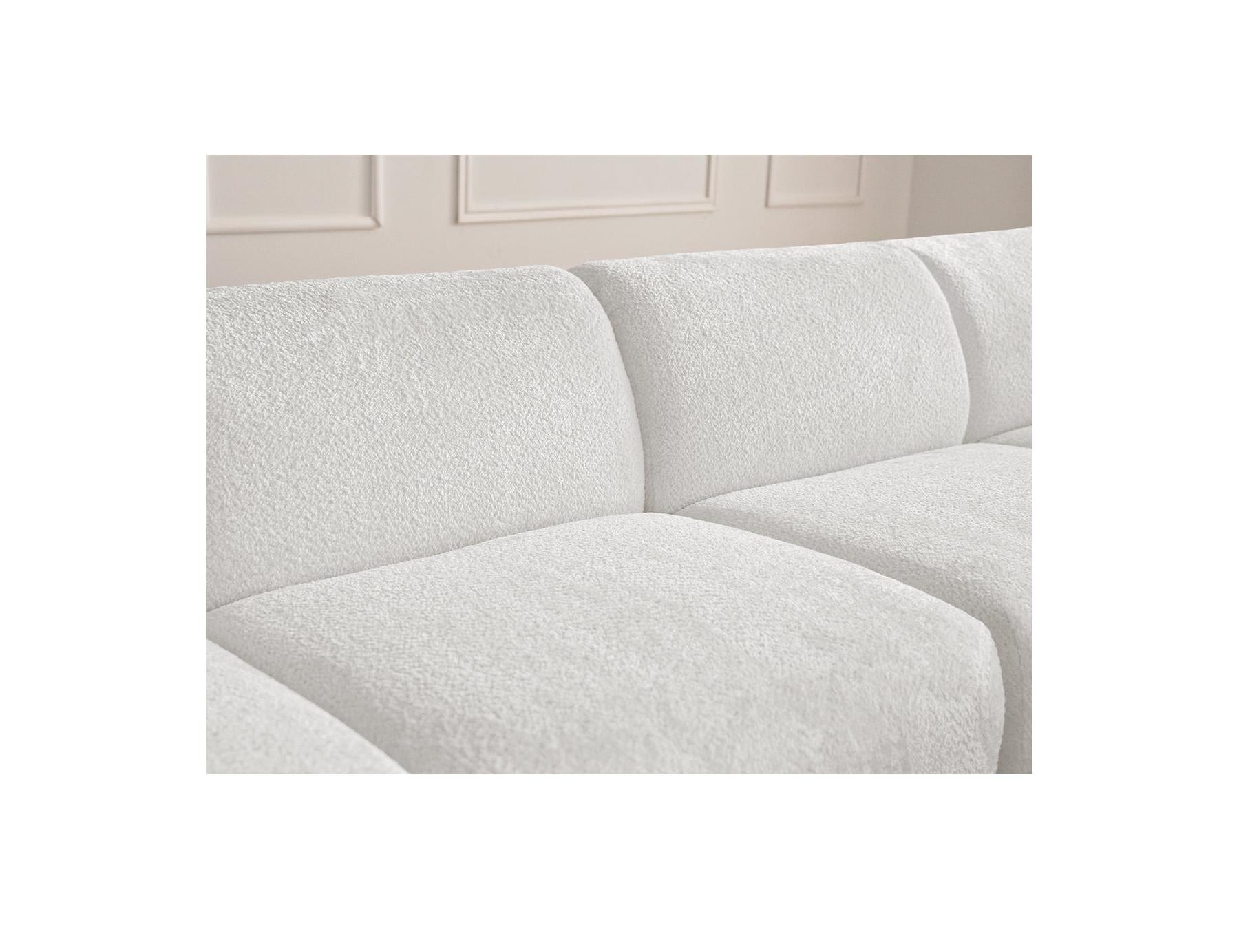 Anda - Fixed Modular Corner Sofa - Chenille Fabric - Right-Hand Corner