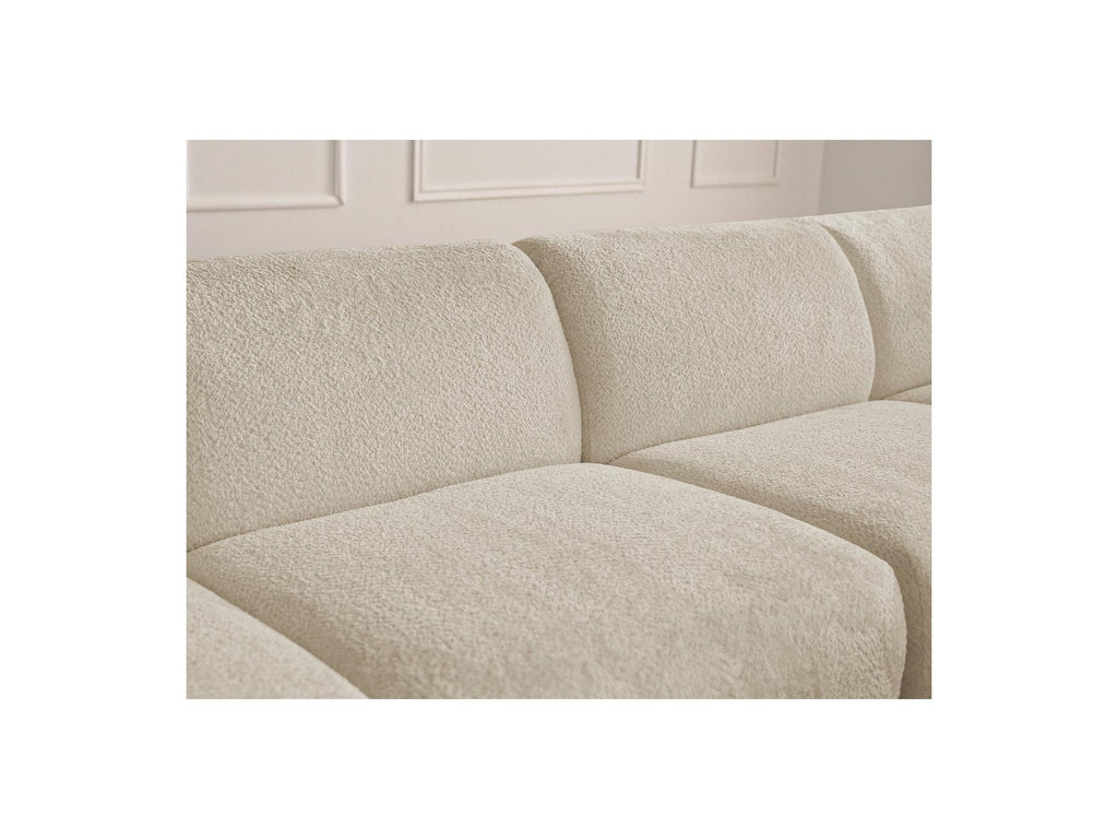 Anda - Fixed Modular Corner Sofa - Chenille Fabric - Right-Hand Corner