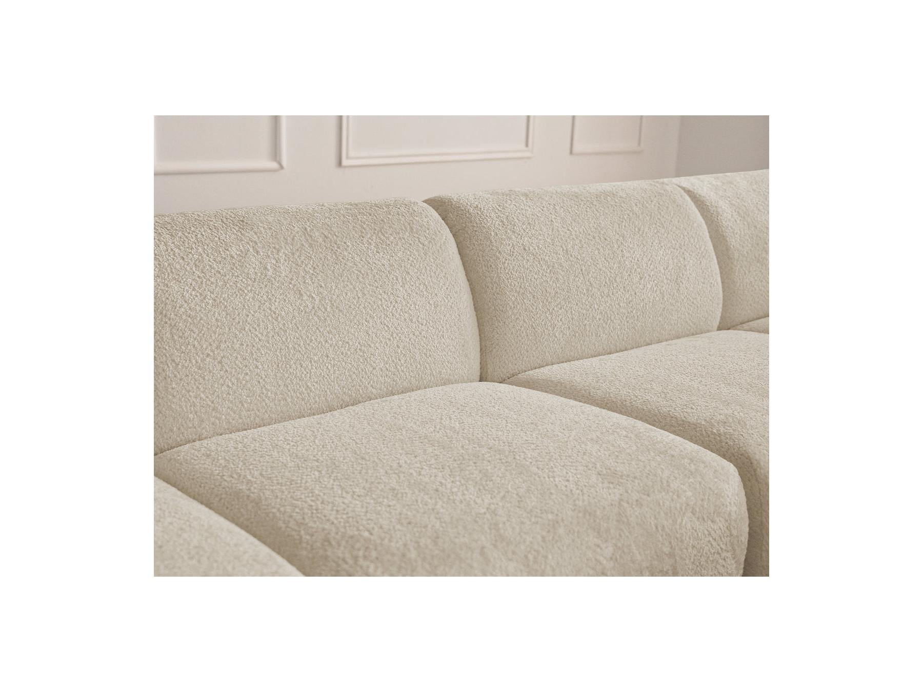 Anda - Fixed Modular Corner Sofa - Chenille Fabric - Right-Hand Corner