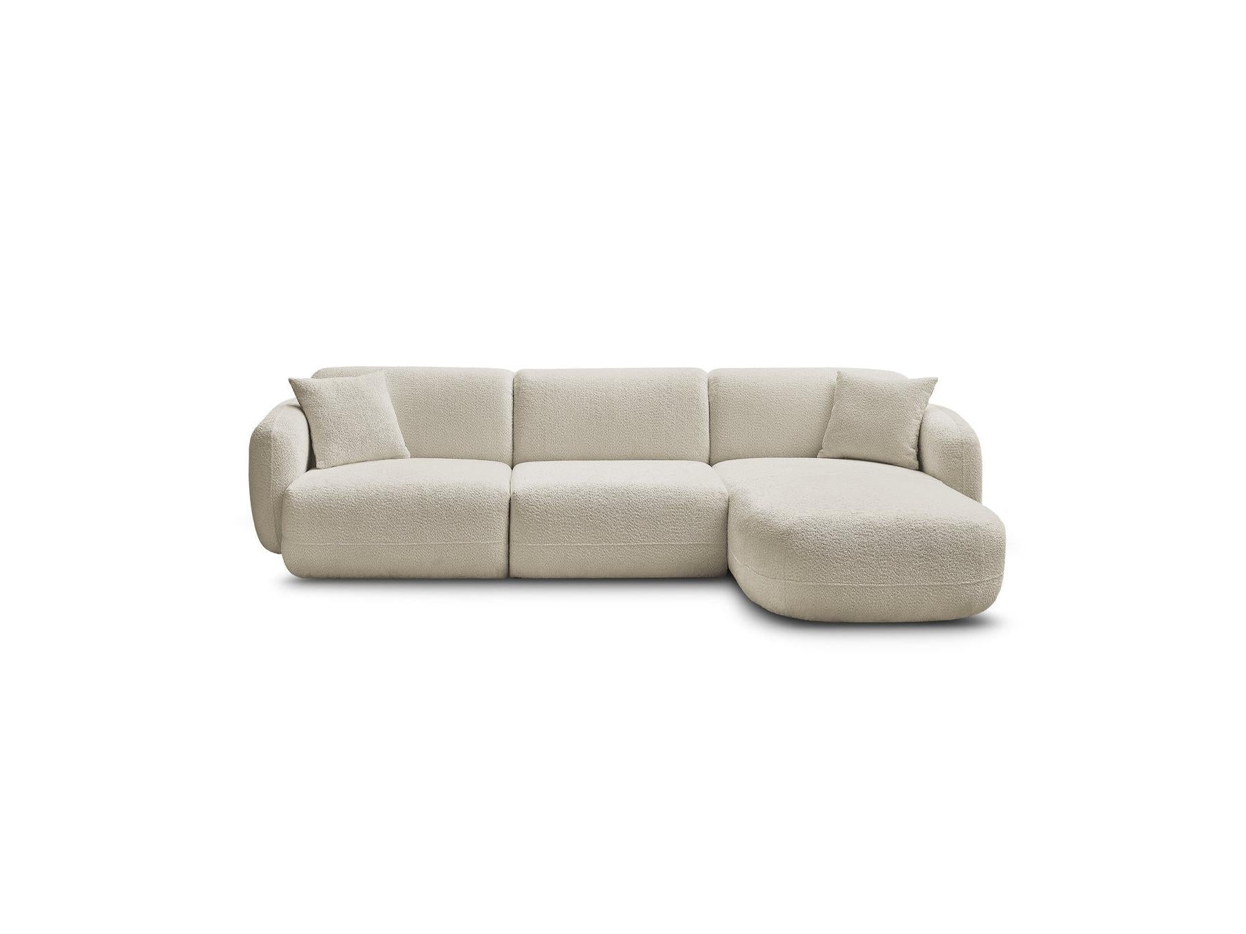 Anda - Fixed Modular Corner Sofa - Chenille Fabric - Right-Hand Corner