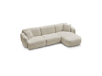Anda - Fixed Modular Corner Sofa - Chenille Fabric - Right-Hand Corner