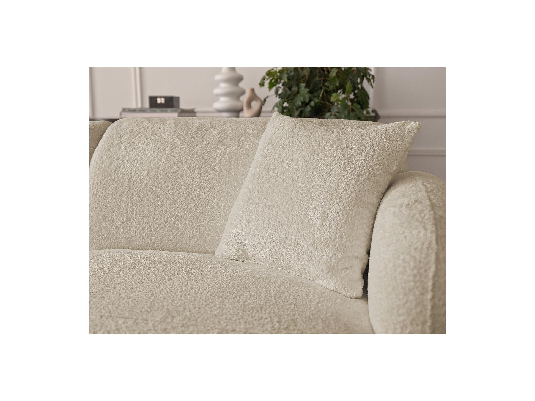 Anda - Fixed Modular Corner Sofa - Chenille Fabric - Right-Hand Corner