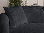 Anda - Modular Fixed Corner Sofa with 1 Chaise Longue, 1 Armless End Unit and 1 Pouffe - Left-Hand Corner