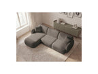 Anda - Canapé D'Angle Fixe Modulable - Tissu Chenille - Angle Gauche