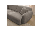 Anda - Canapé D'Angle Fixe Modulable - Tissu Chenille - Angle Gauche
