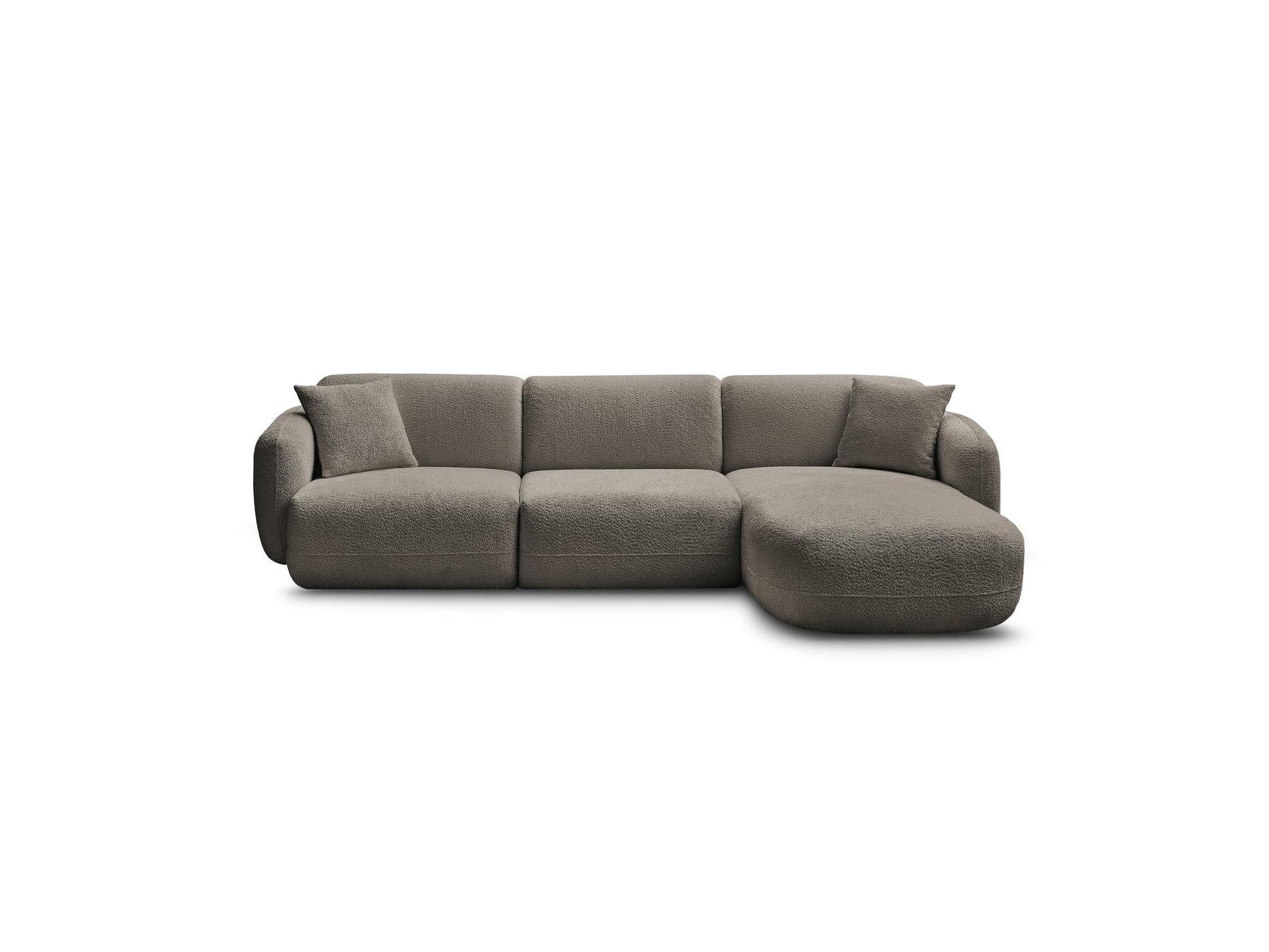 Anda - Fixed Modular Corner Sofa - Chenille Fabric - Right-Hand Corner