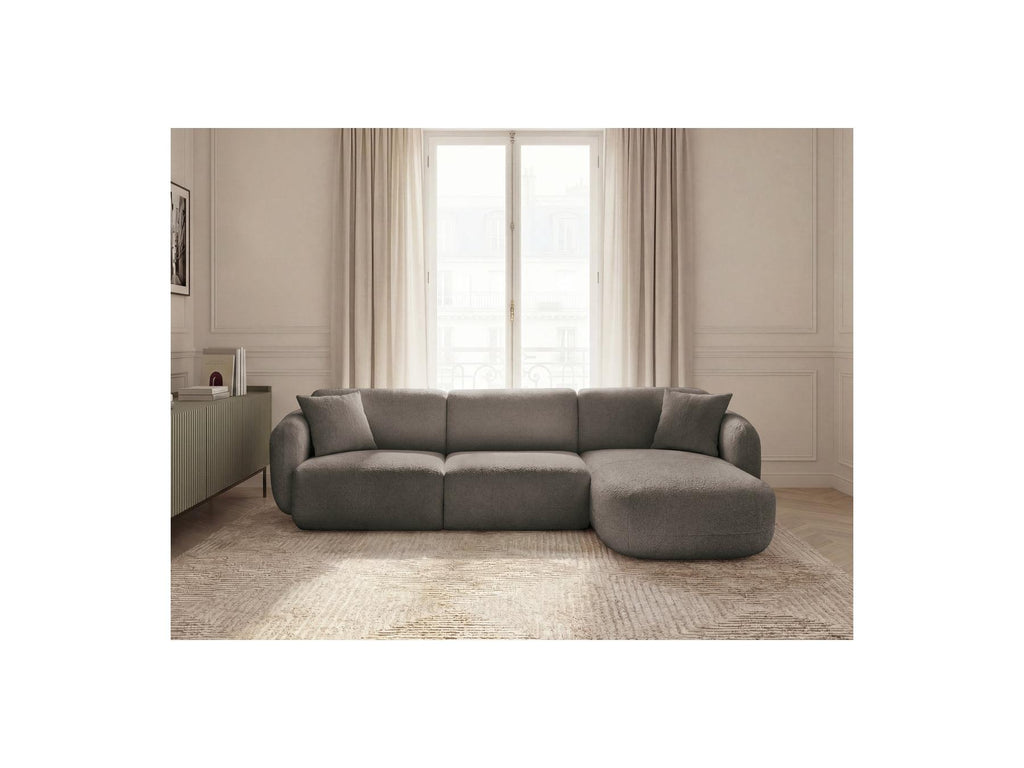 Anda - Fixed Modular Corner Sofa - Chenille Fabric - Right-Hand Corner