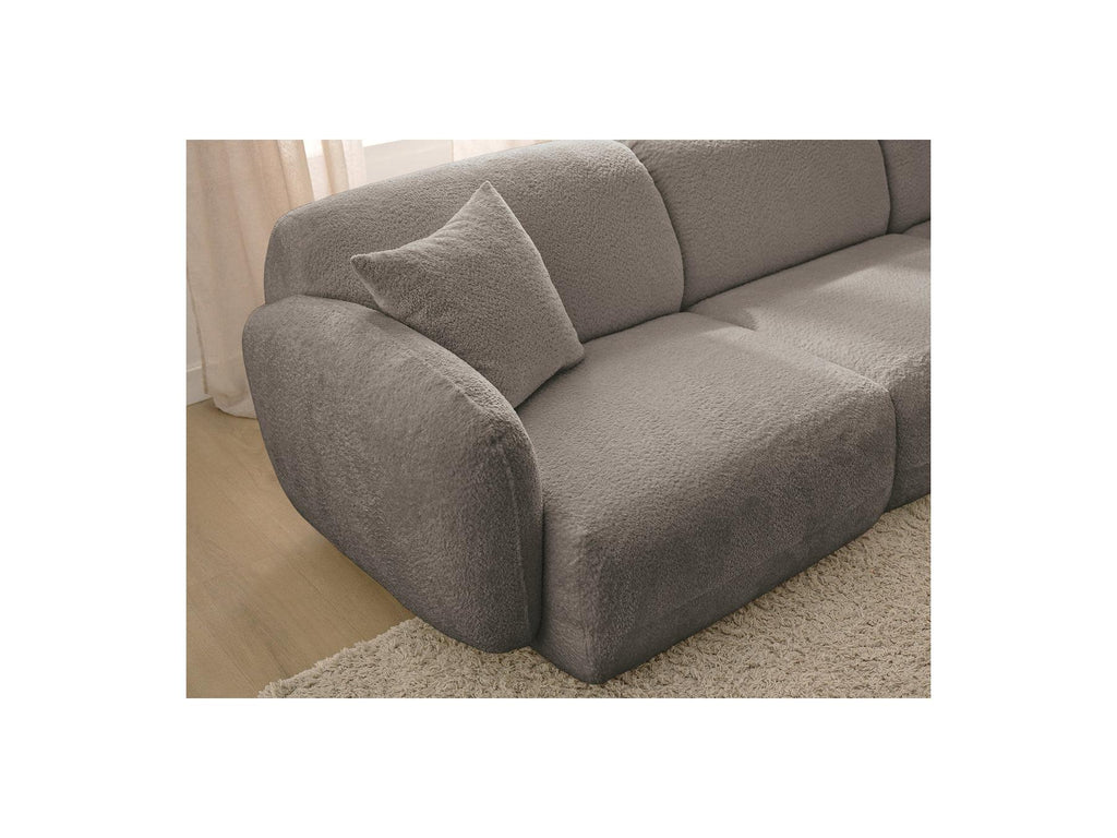 Anda - Fixed Modular Corner Sofa - Chenille Fabric - Right-Hand Corner