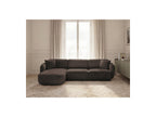 Anda - Canapé D'Angle Fixe Modulable - Tissu Chenille - Angle Gauche